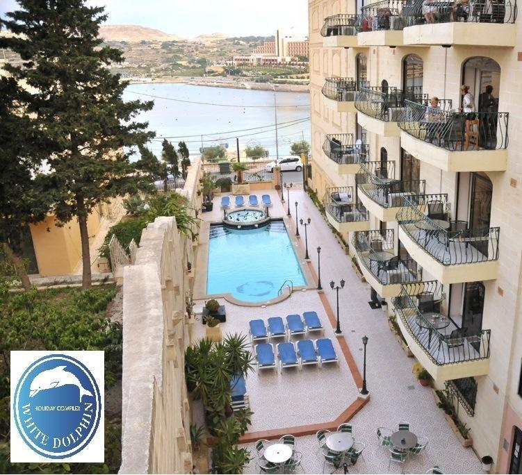 Aparthotel White Dolphin Complex Qawra Exteriér fotografie